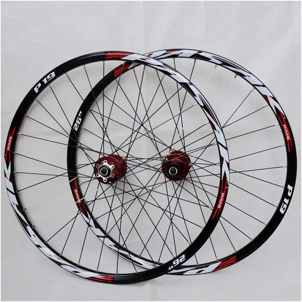 26 Inch 27.5" 29 er Mountain Bike Wheelset Aluminum Alloy Disc Brake Mountain Cycling Rim Wheels for 7/8/9/10/11/12 Speed