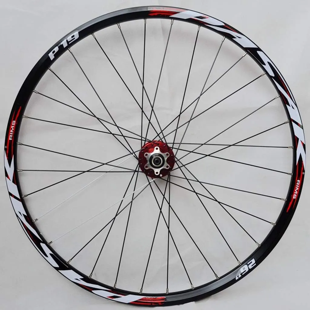 26 Inch 27.5" 29 er Mountain Bike Wheelset Aluminum Alloy Disc Brake Mountain Cycling Rim Wheels for 7/8/9/10/11/12 Speed