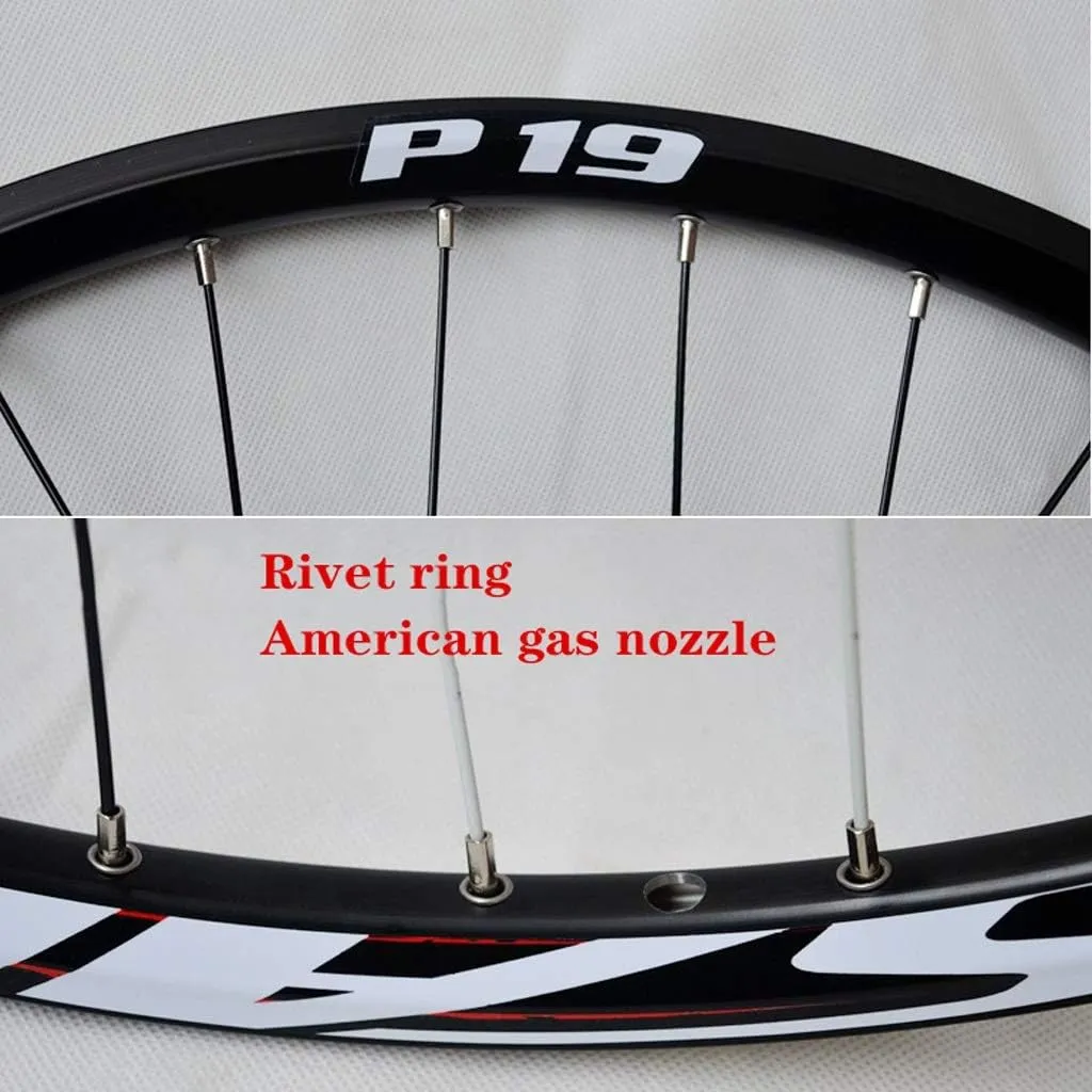 26 Inch 27.5" 29 er Mountain Bike Wheelset Aluminum Alloy Disc Brake Mountain Cycling Rim Wheels for 7/8/9/10/11/12 Speed
