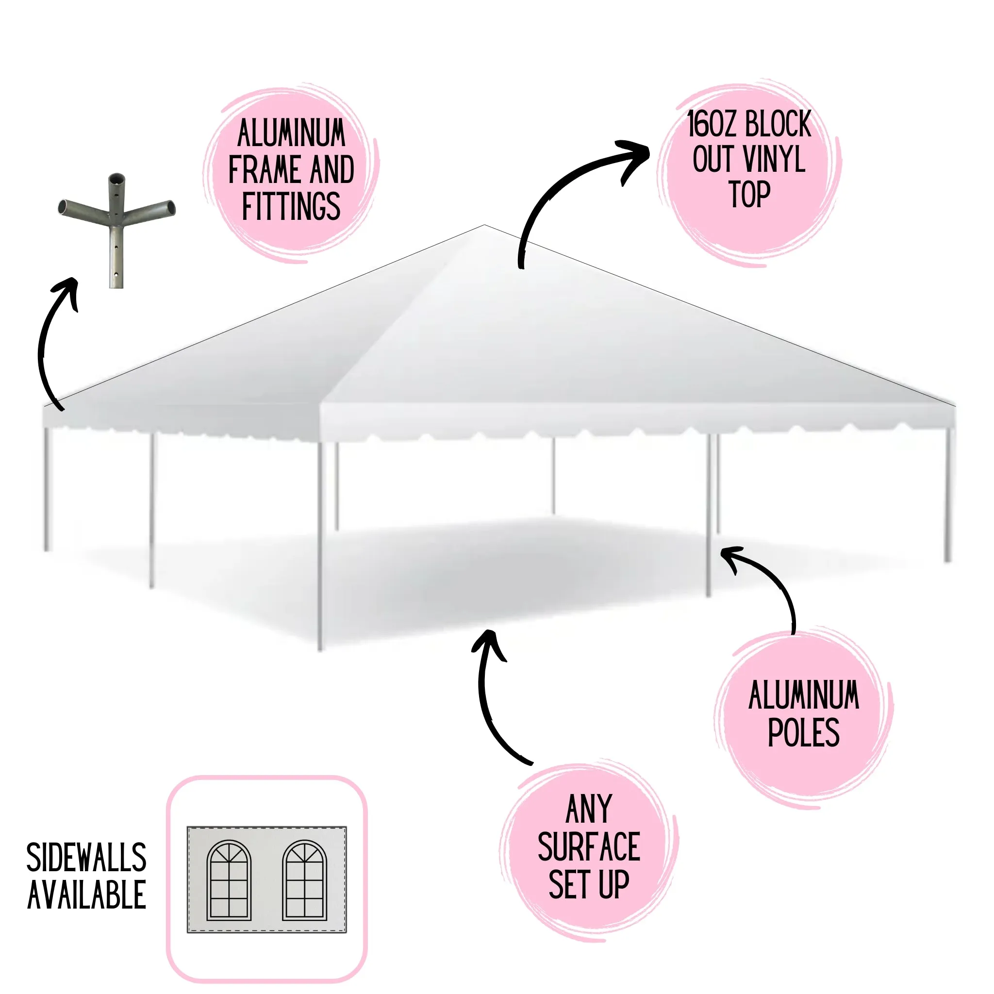 30x30 Classic Series Frame Tent