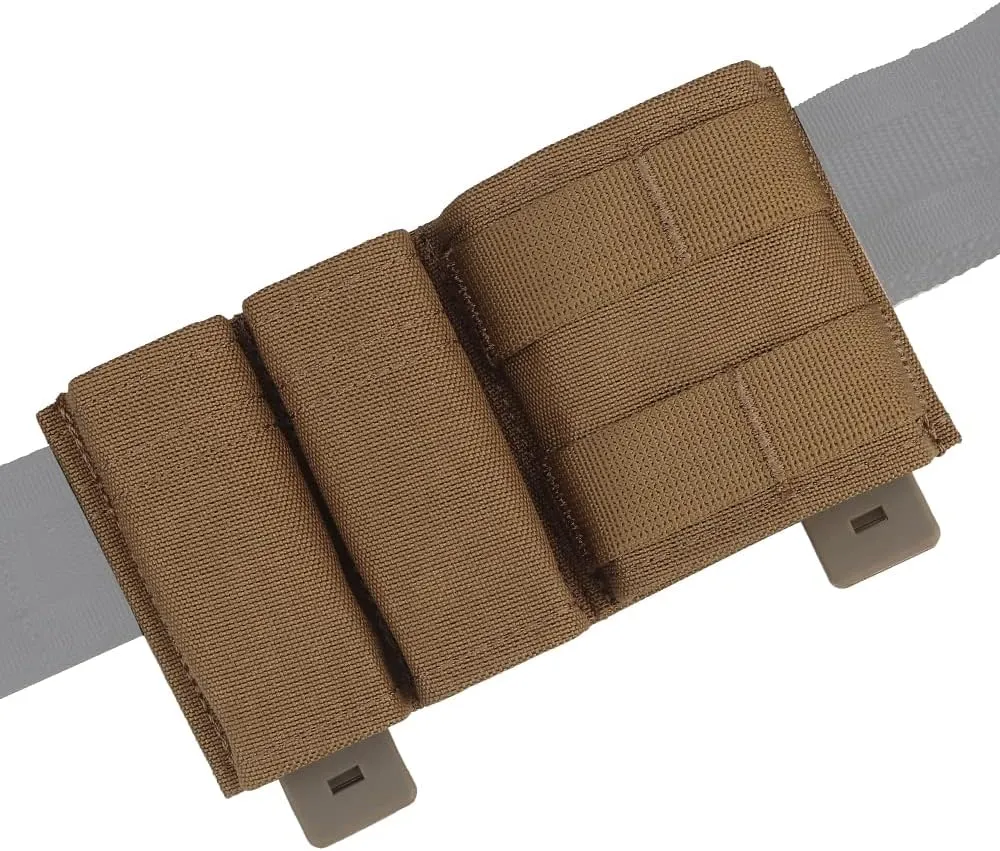 5.56 Mag Pouch Double 9mm MOLLE Magazine Pouch Set Tactical Placard with Quick Release Insert for Chest Rig Vest