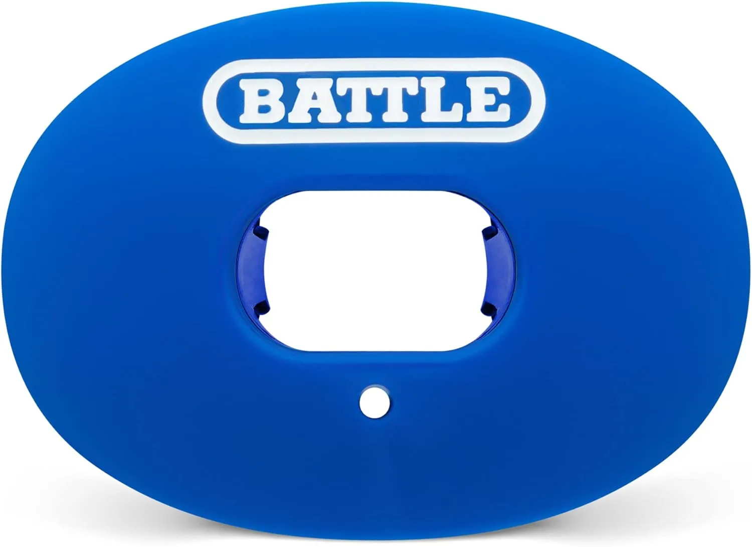 Battle Oxygen Lip Protector Mouthguard with Convertible Strap ?C Football and Sports Mouth Guard ?C Maximum Oxygen Supply ?C Mouthpiece Fits With or Without Braces ?C Impact Shield Covers Lips and Teeth