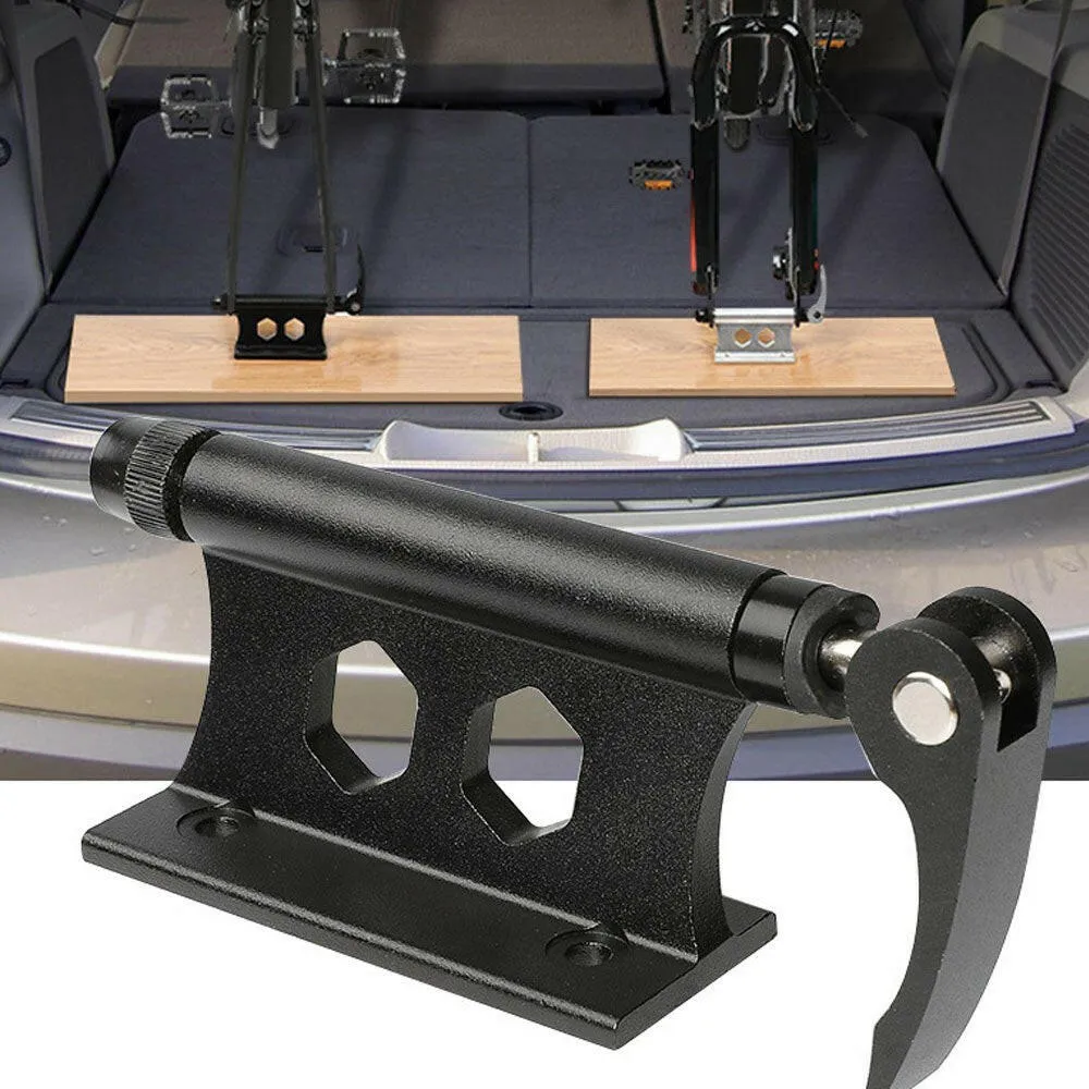 Bike Fork Mount Quick Release Thru Axle Carriers Bicycle Front Fork Fixed Clamp Rack for Mountain Bike Road Bike