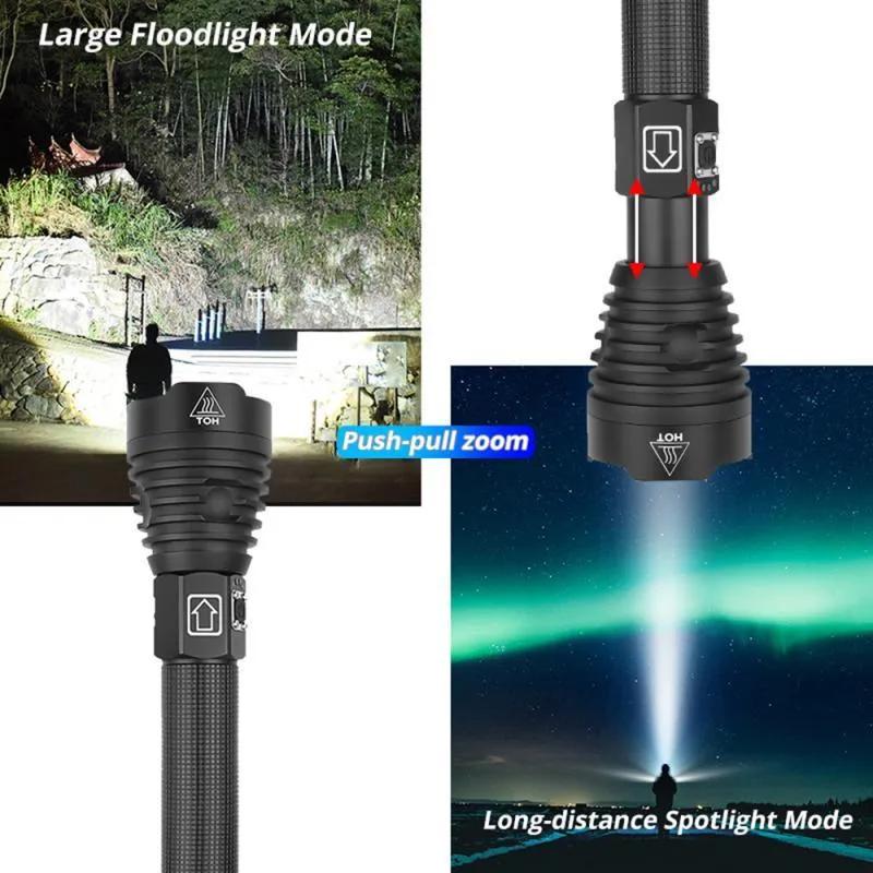 Bright Powerful 120,000 Lumens Flashlight