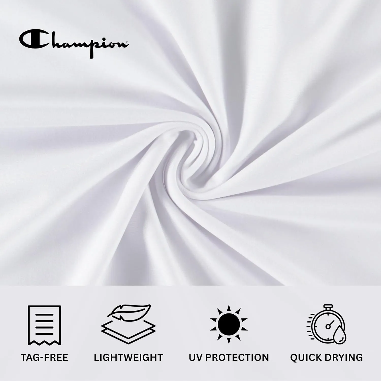 Champion Rash Guard for Men, Long Sleeve Mens Swim Shirt for Fishing Hiking UPF  50 SPF Sun UV Protection, Quick Dry