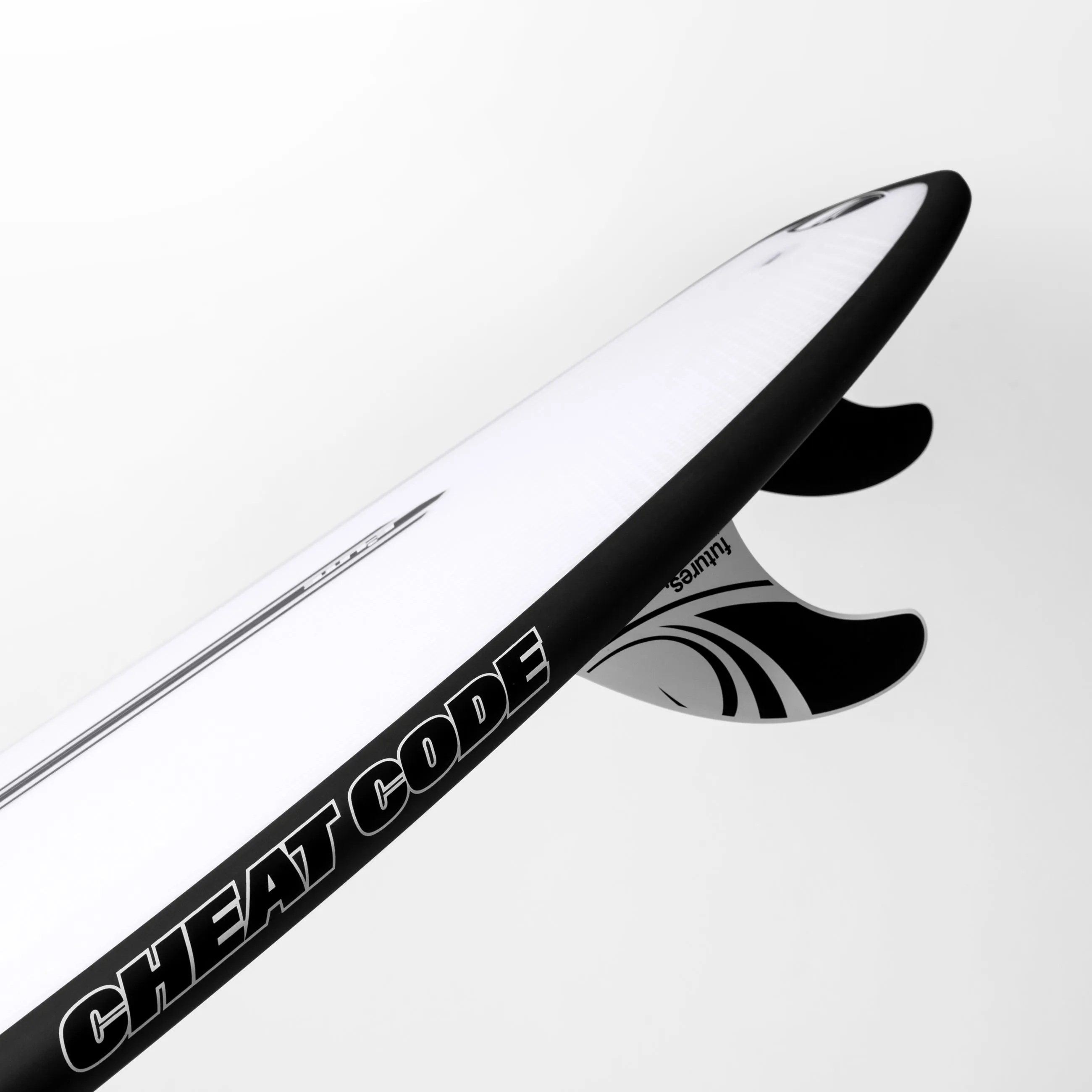 CHEAT CODE (E3 LITE) 5'9" x 19.5 X 2.5 - 30.00L, Squash, 5x  Futures Fin Boxes, Epoxy E3 - ID:875976