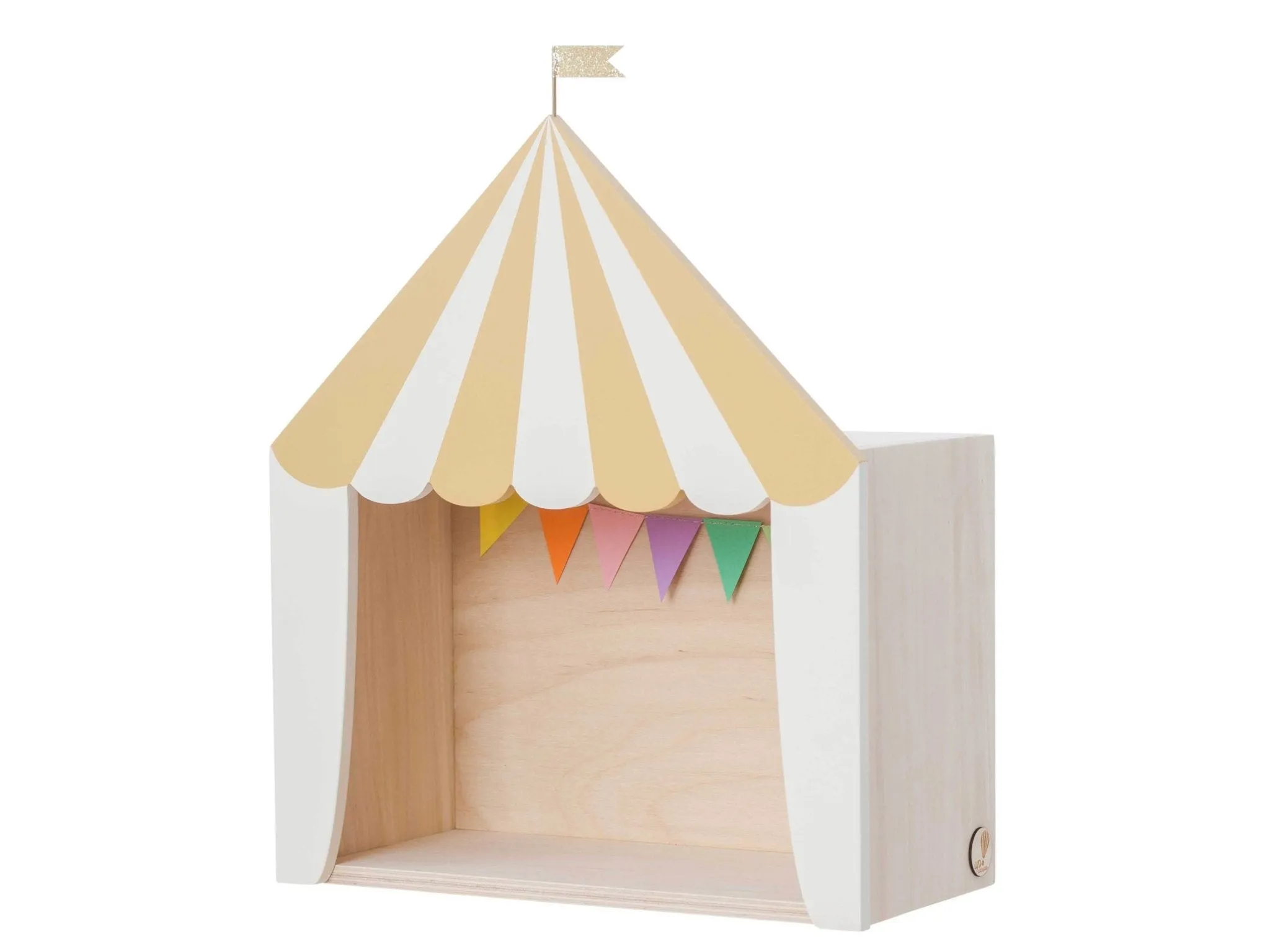 Circus Shelf "The Big Top" | Mustard-White by Up! Warsaw
