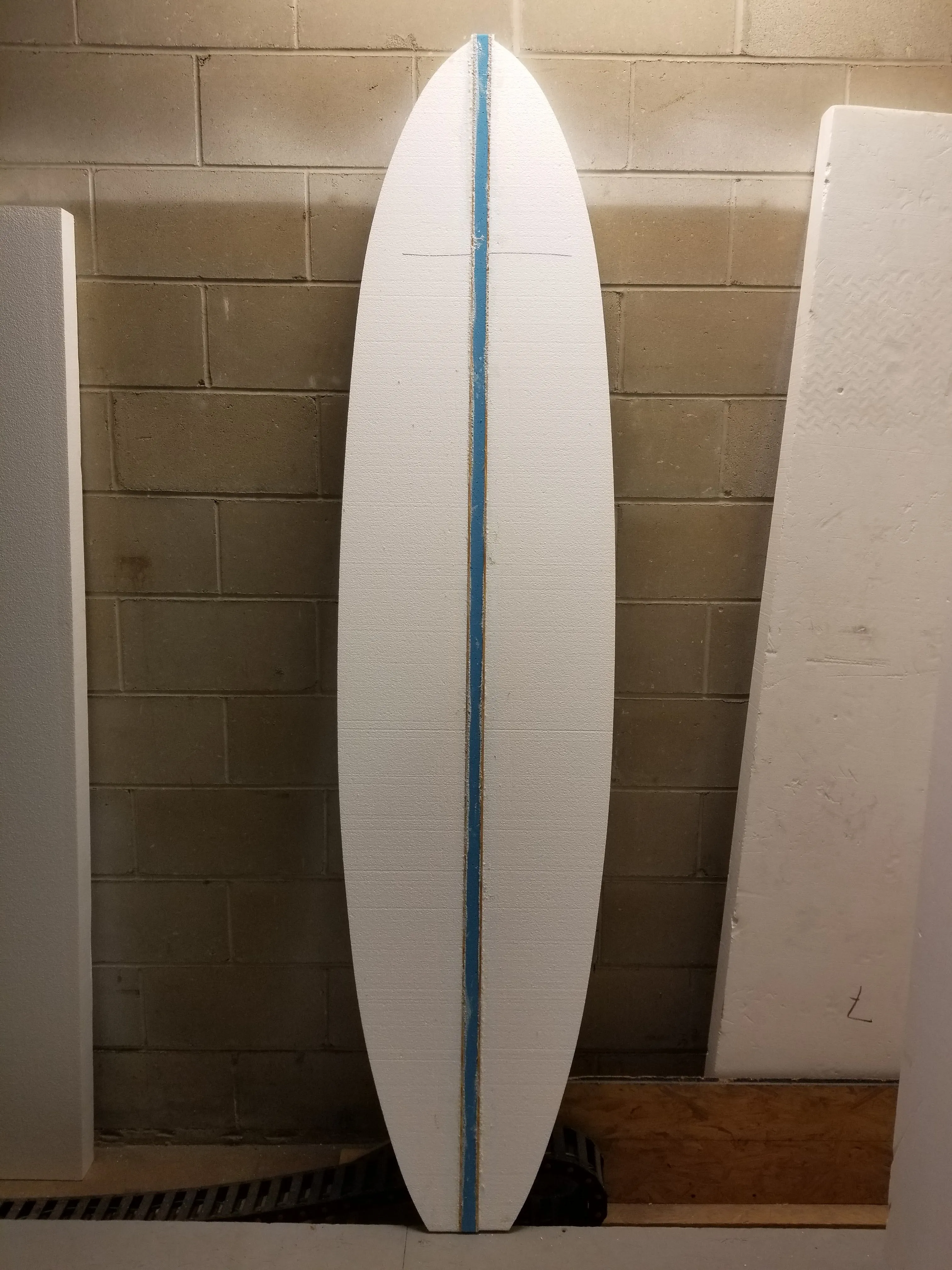 Custom Designed Engineered EPS Foam Blank 6'6" - 7'6" Long