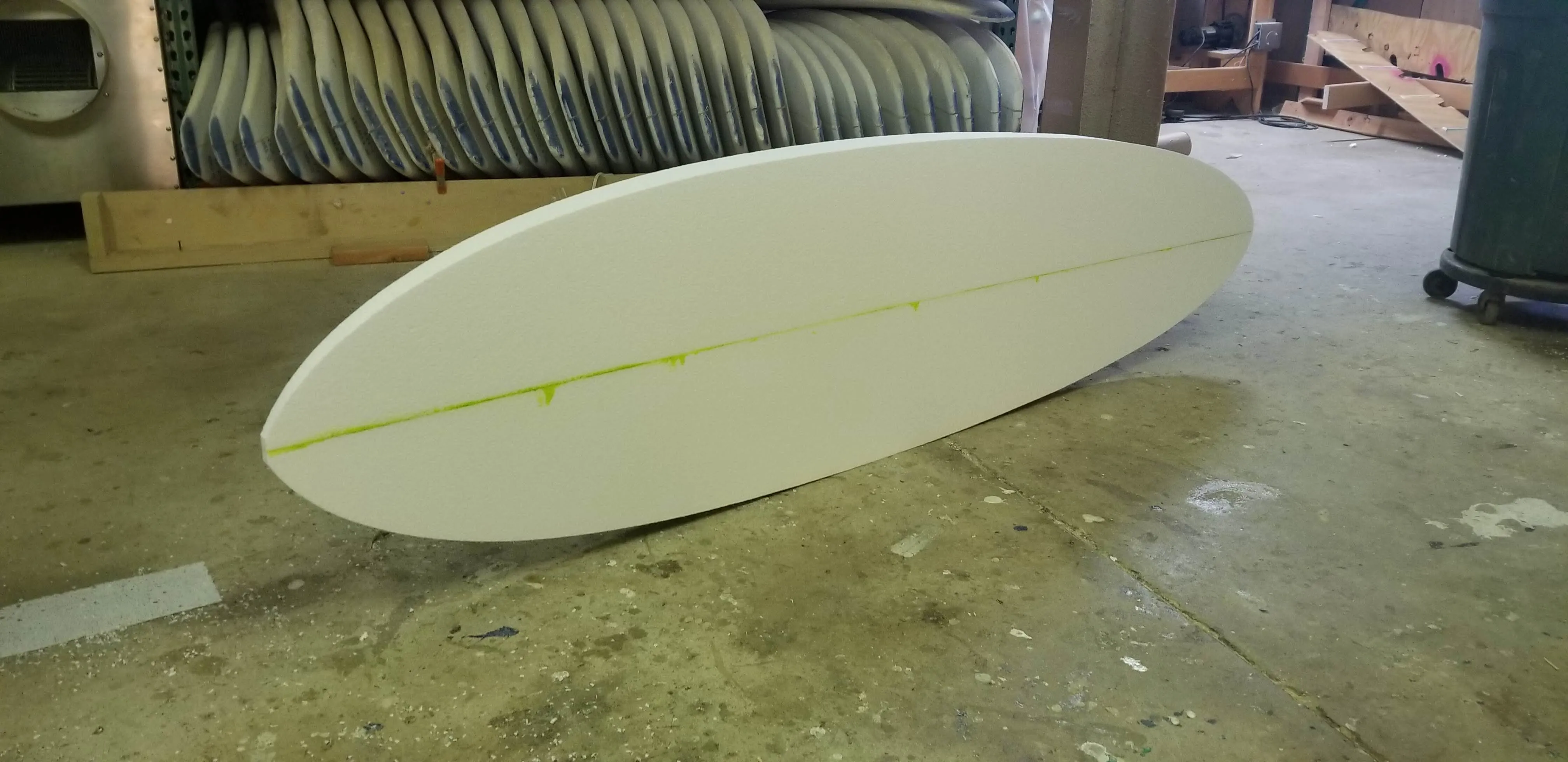 Custom Designed Engineered EPS Foam Blank 6'6" - 7'6" Long