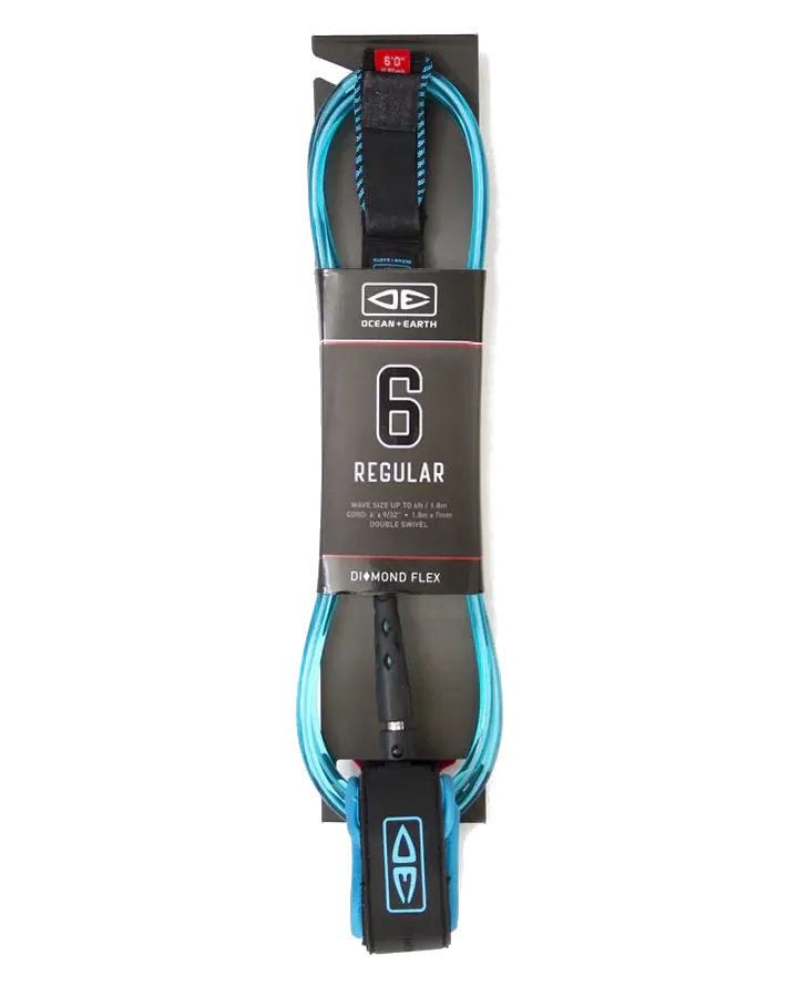 Diamond Flex Regular Leash in Blue