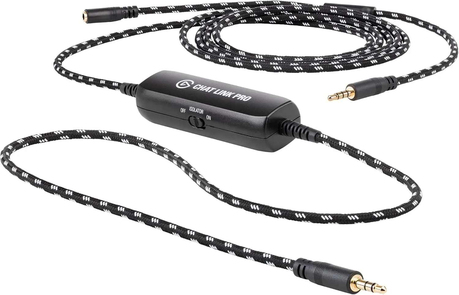 Elgato Chat Link Pro - Audio Adapter, for PS5, PS4, Nintendo Switch, Capture Voice Chat, Gameplay Sound, Extra Long Cable, Black