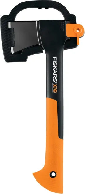 Fiskars X7 Hatchet Lightweight Wood Splitter for Small to Medium Size Kindling with Proprietary Blade and Shock-Absorbing FiberComp Handle, Lawn and Garden Tool, 14 inch, 1.5 pounds