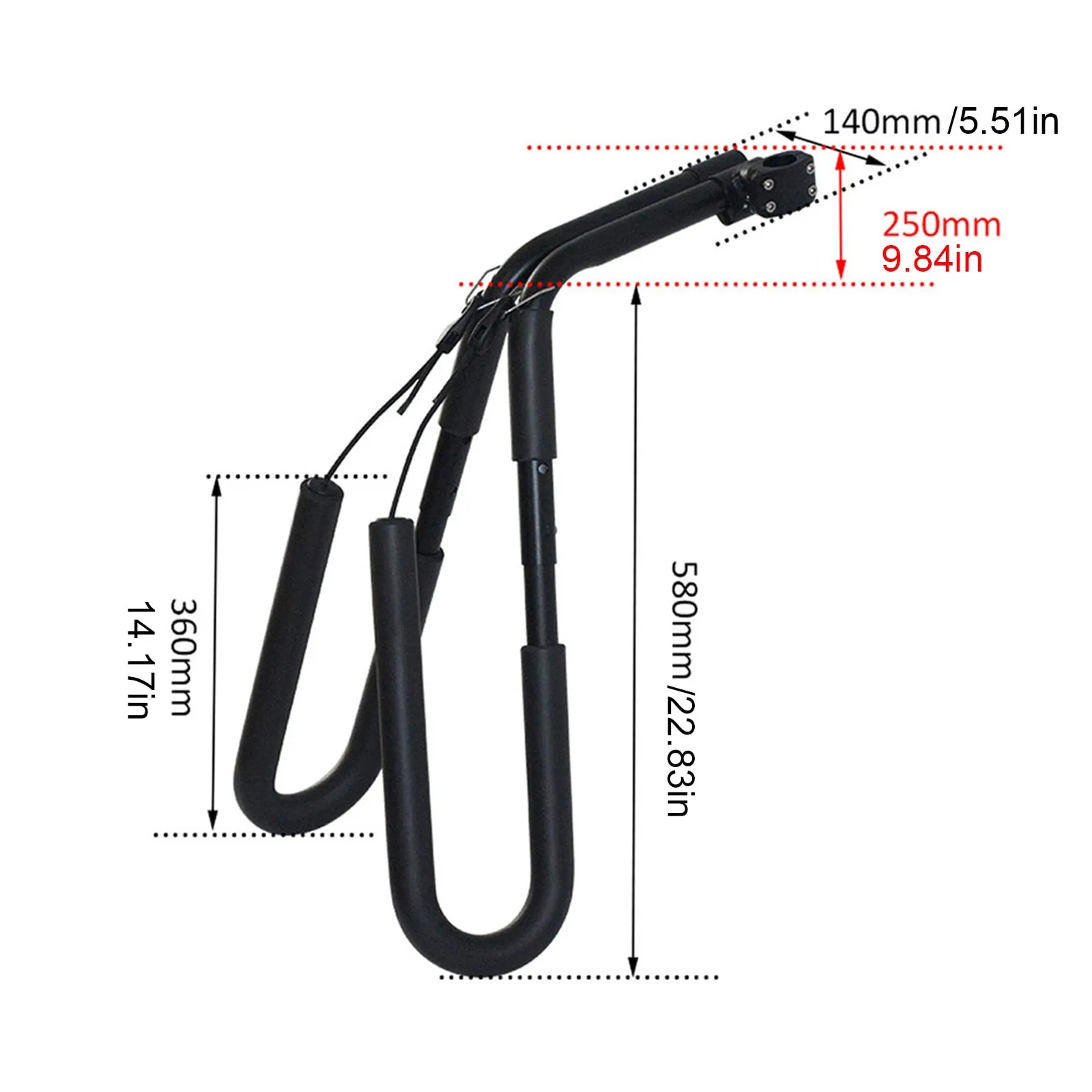 GIYO SUP / Surfboard Bike Rack
