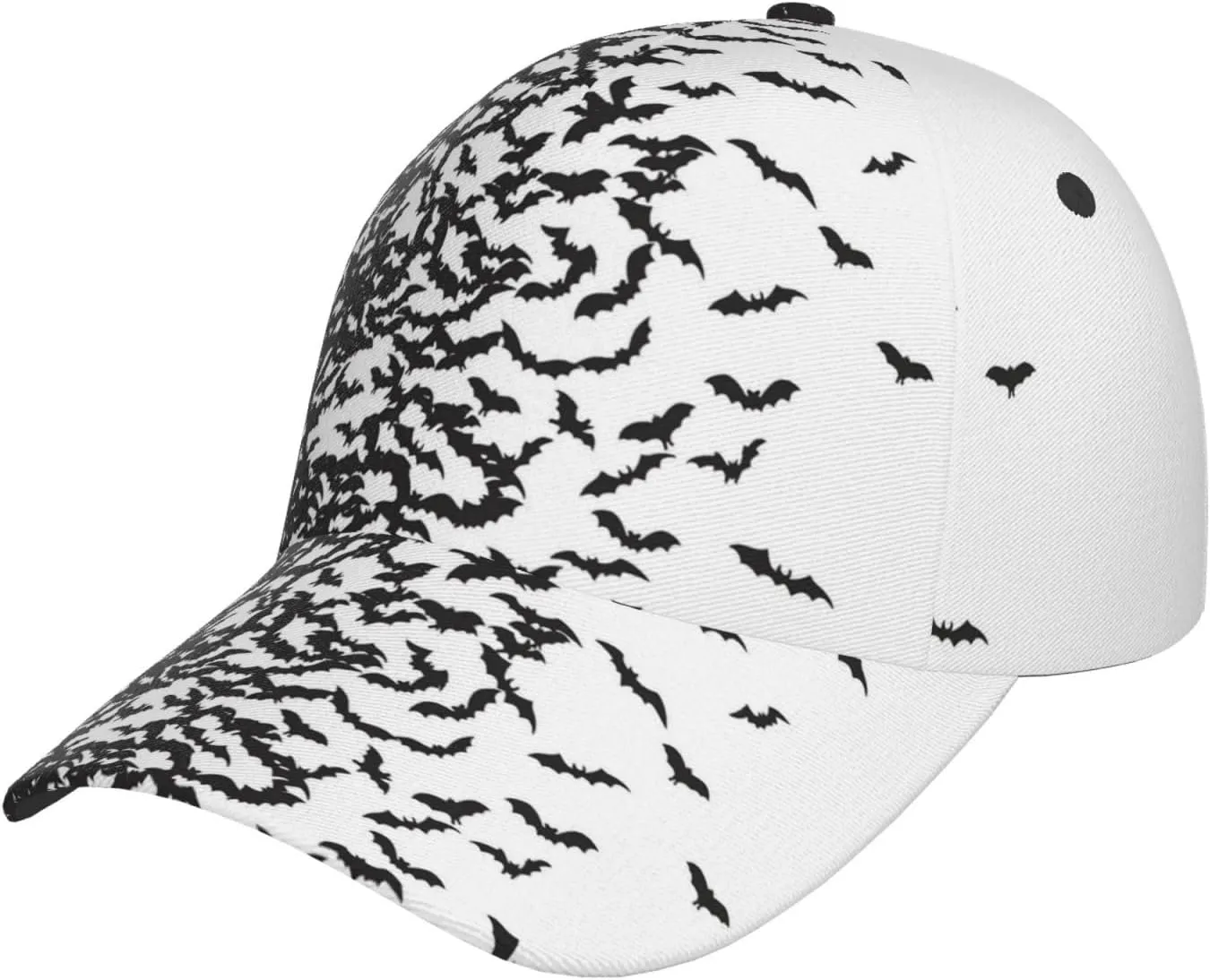 Gothic Goth Bat Baseball Cap for Men Women Adjustable Trucker Hat for Running Sports Hiking Beach