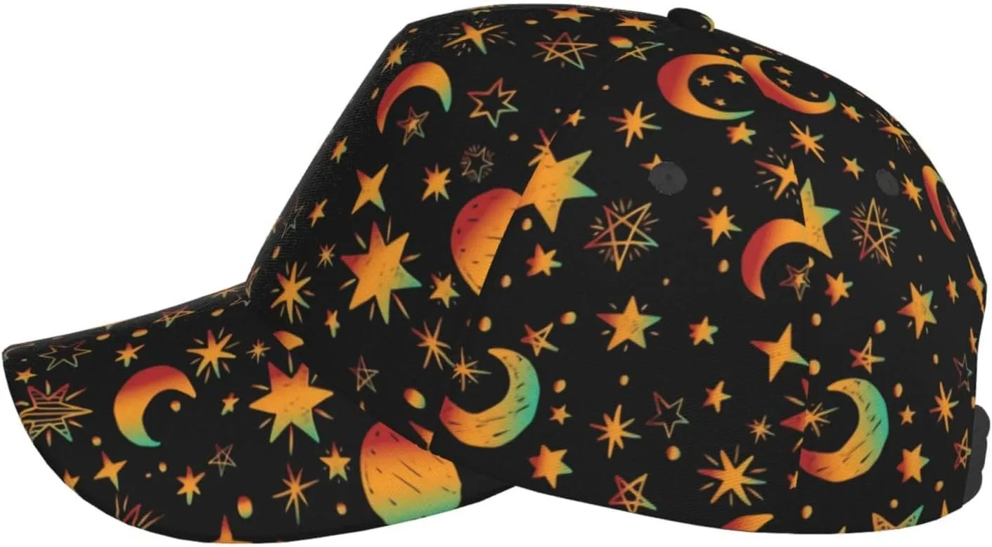 Gothic Goth Bat Baseball Cap for Men Women Adjustable Trucker Hat for Running Sports Hiking Beach