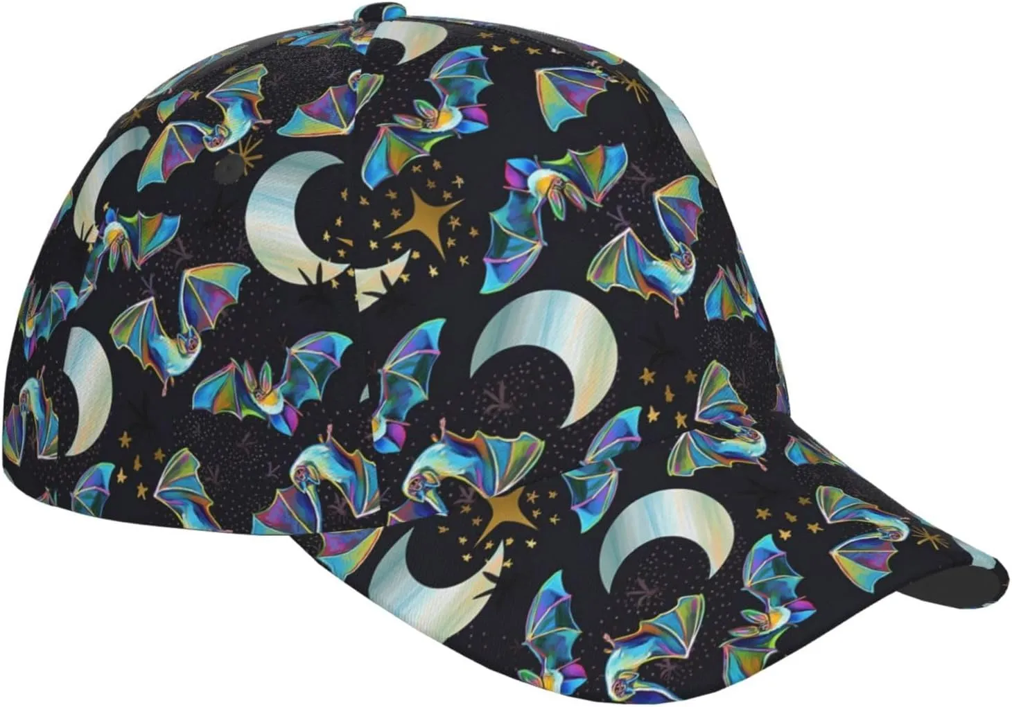 Gothic Goth Bat Baseball Cap for Men Women Adjustable Trucker Hat for Running Sports Hiking Beach