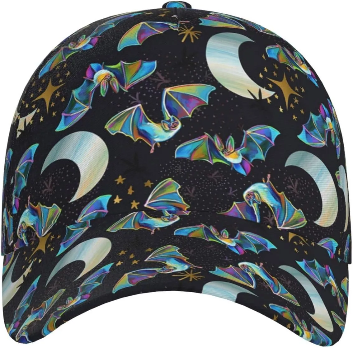 Gothic Goth Bat Baseball Cap for Men Women Adjustable Trucker Hat for Running Sports Hiking Beach