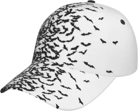 Gothic Goth Bat Baseball Cap for Men Women Adjustable Trucker Hat for Running Sports Hiking Beach