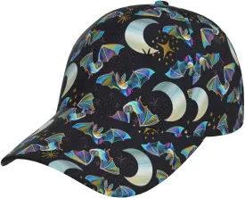 Gothic Goth Bat Baseball Cap for Men Women Adjustable Trucker Hat for Running Sports Hiking Beach