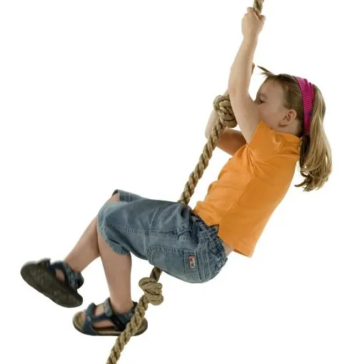 Gym Outdoor Climbing Rope with Knots