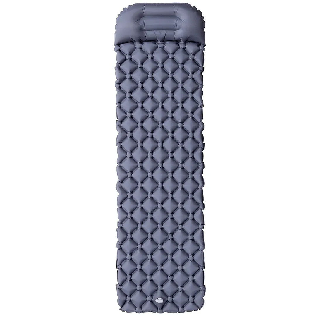 Hiking Mat With Pump Nils Camp Nc4006 Dark Grey