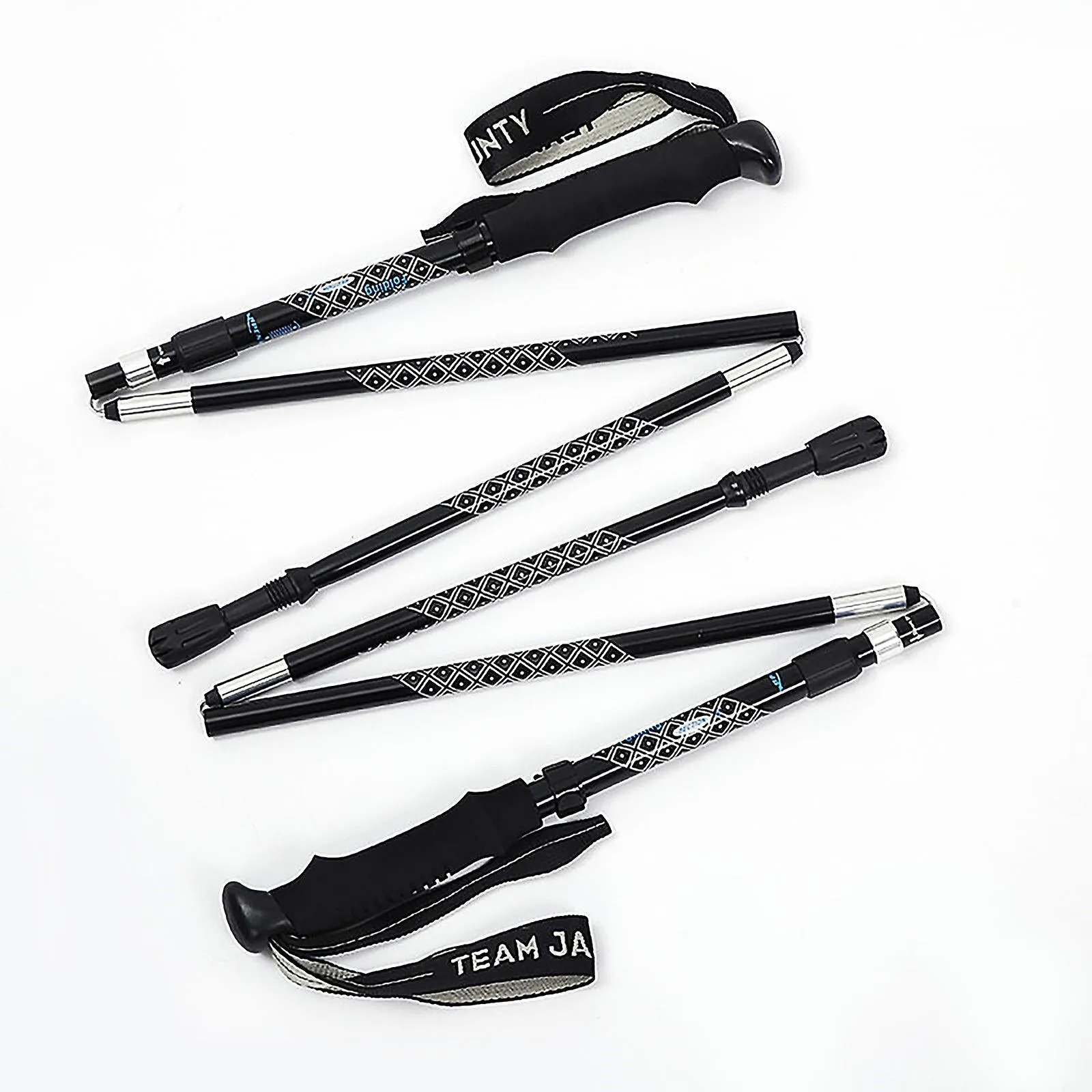 Hiking Poles Aluminum Alloy Five-section Shock-absorbing Inner Lock Telescopic Trekking Pole