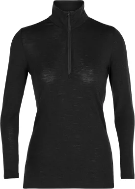 Icebreaker Merino Women's Standard 175 Everyday Cold Weather Base Layer Thermal Long Sleeve Half Zip Top