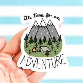 It's Time for an Adventure Sticker