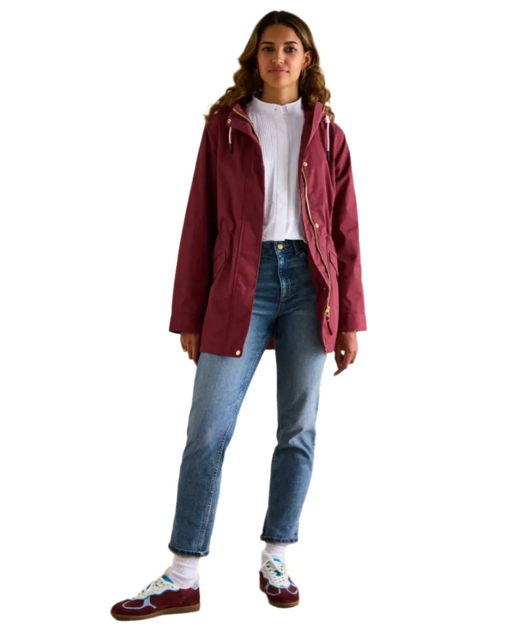 Joules Portwell Waterproof Raincoat With Hood