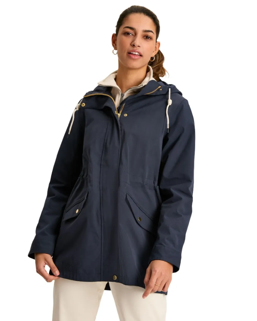 Joules Portwell Waterproof Raincoat With Hood