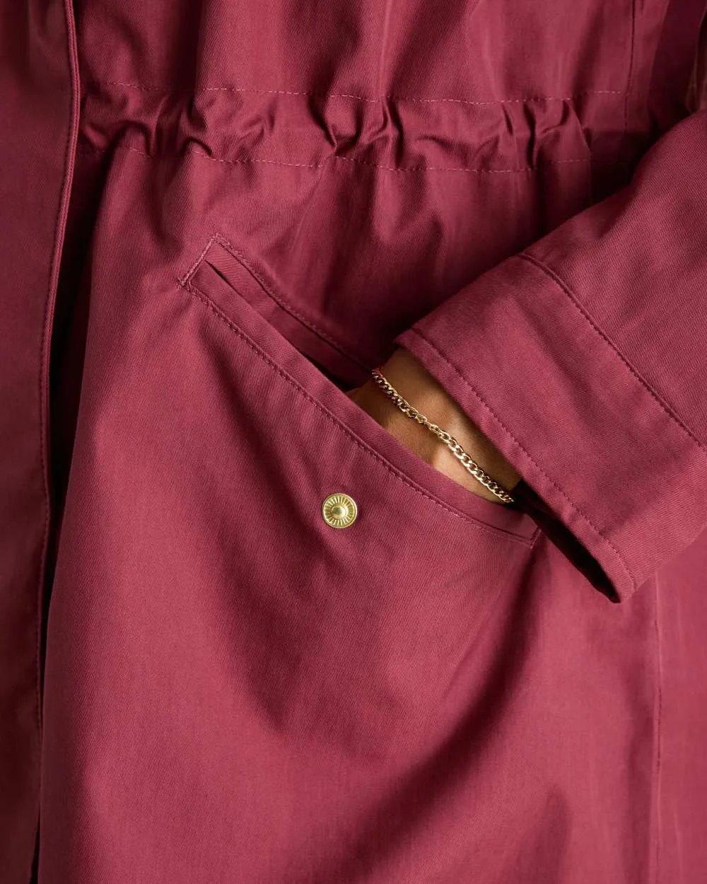 Joules Portwell Waterproof Raincoat With Hood