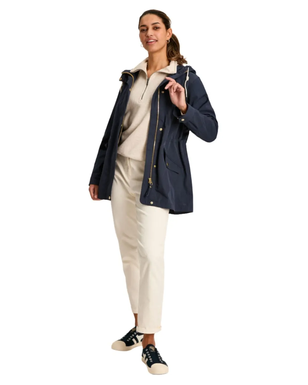 Joules Portwell Waterproof Raincoat With Hood