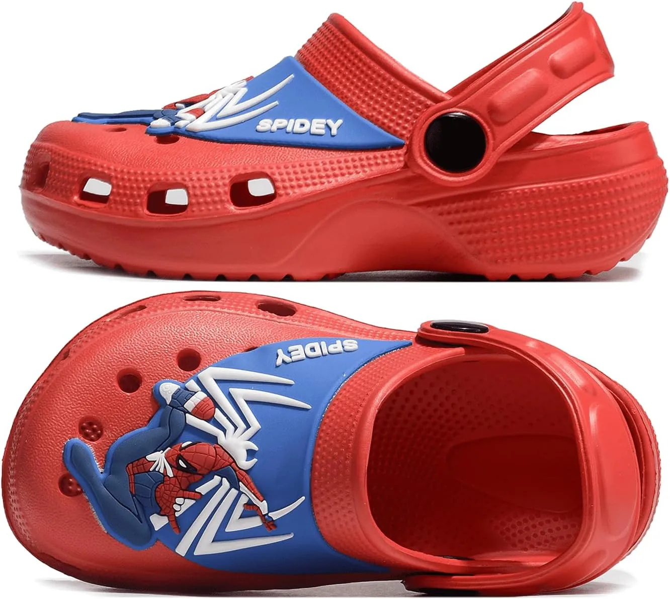 Kids Boys Cartoon Garden Clogs EVA Slip on Sandals Breathable Slipper Water Shoes for Beach Indoor Outdoor (Toddler/Little Kids)
