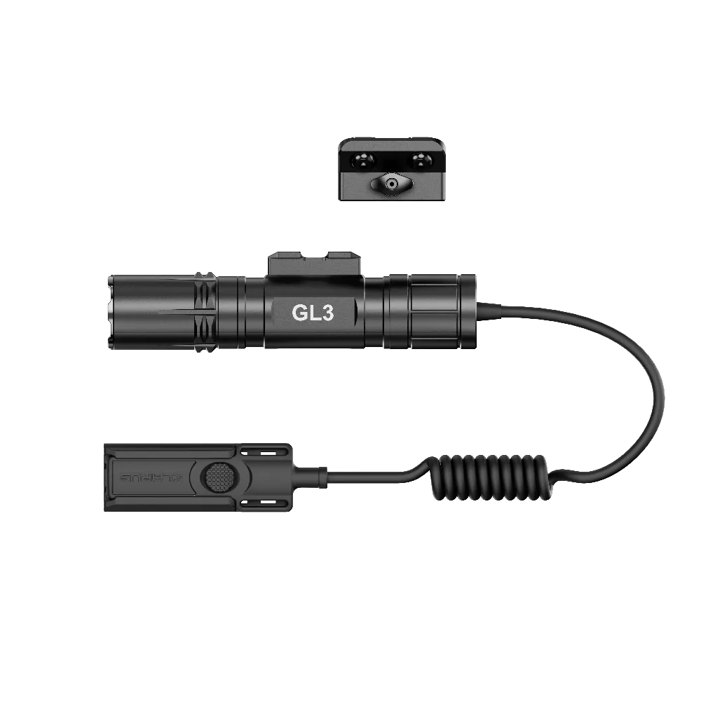 KLARUS GL3 Quick-Detach Tactical Extreme Output Tactical Flashlight 2100 Lumens