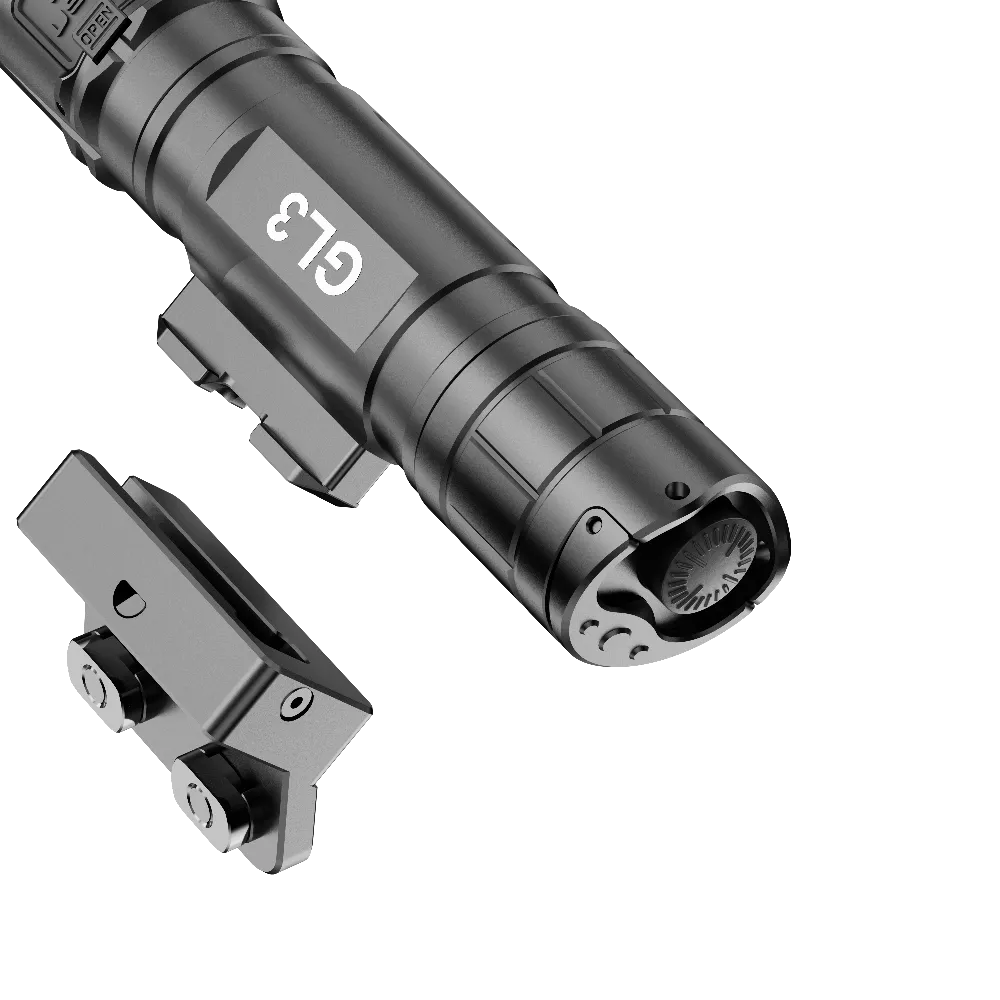 KLARUS GL3 Quick-Detach Tactical Extreme Output Tactical Flashlight 2100 Lumens