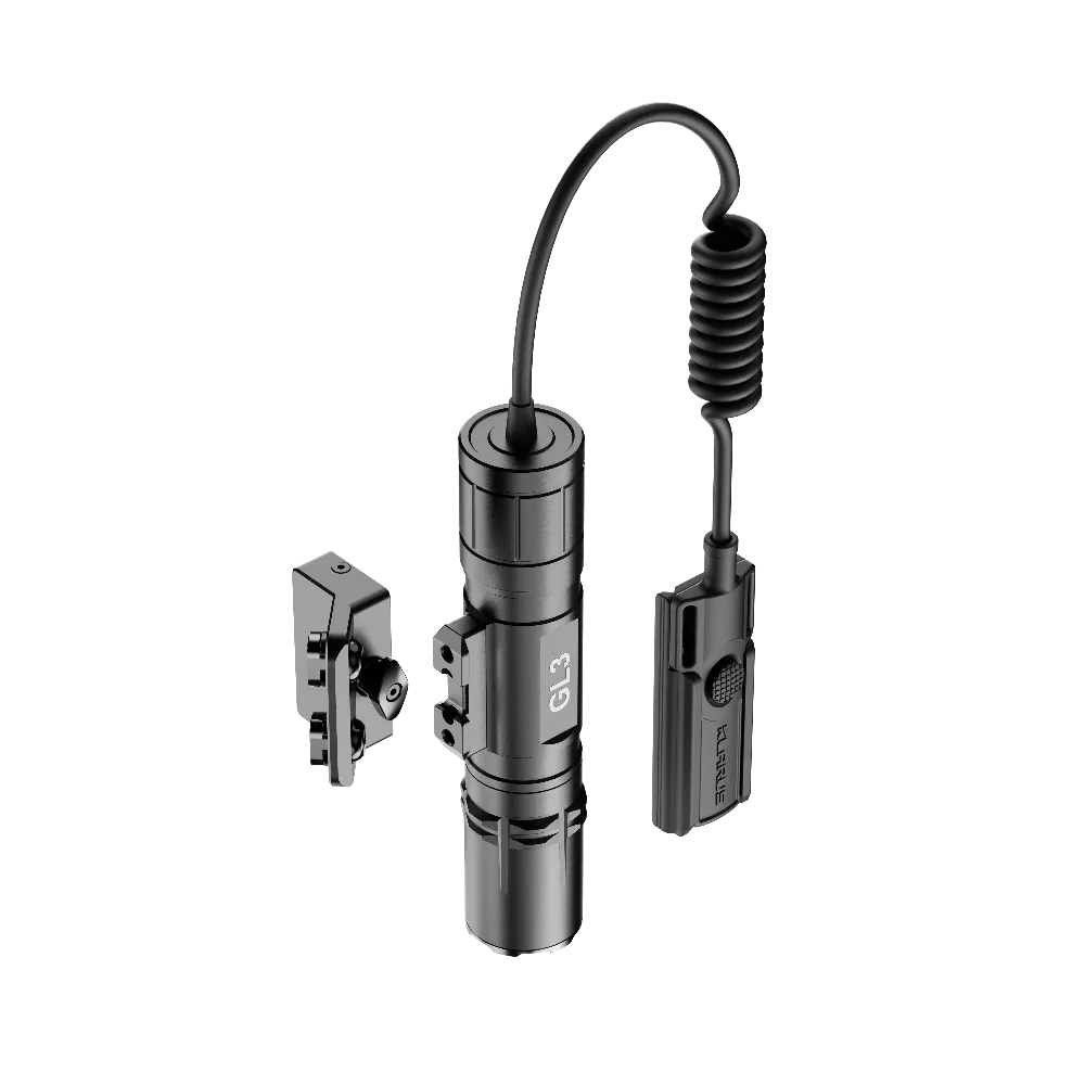 KLARUS GL3 Quick-Detach Tactical Extreme Output Tactical Flashlight 2100 Lumens