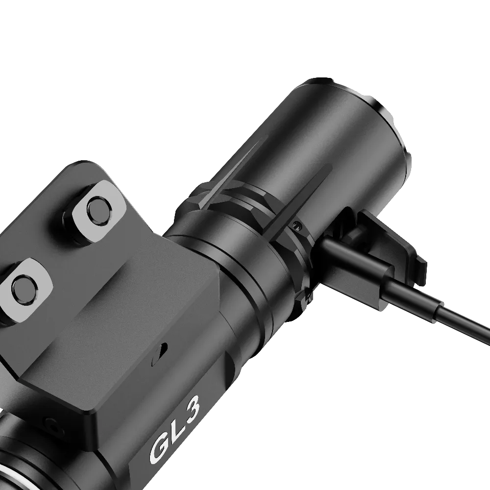 KLARUS GL3 Quick-Detach Tactical Extreme Output Tactical Flashlight 2100 Lumens