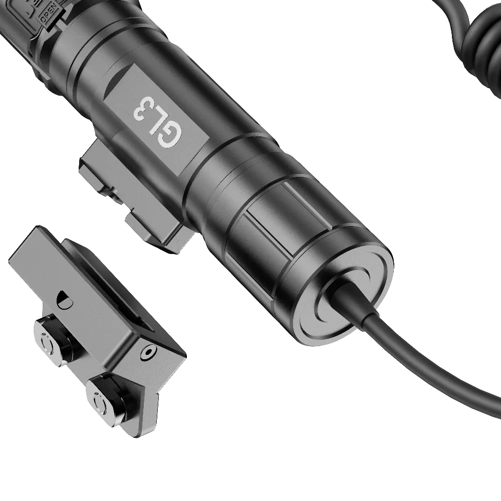 KLARUS GL3 Quick-Detach Tactical Extreme Output Tactical Flashlight 2100 Lumens