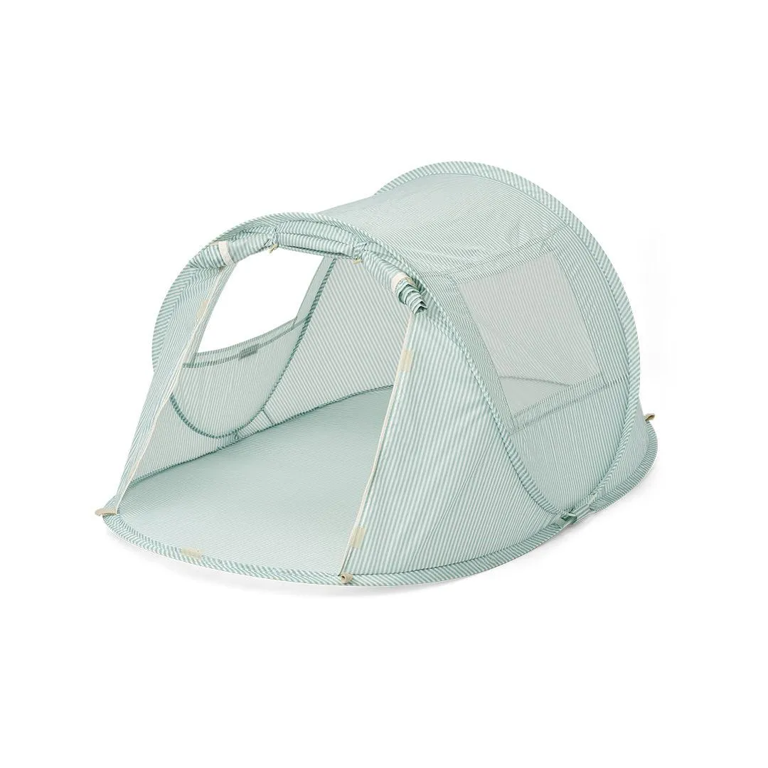Liewood Bjork Tent - Printed Stripe Ice Blue - Creme De La Creme