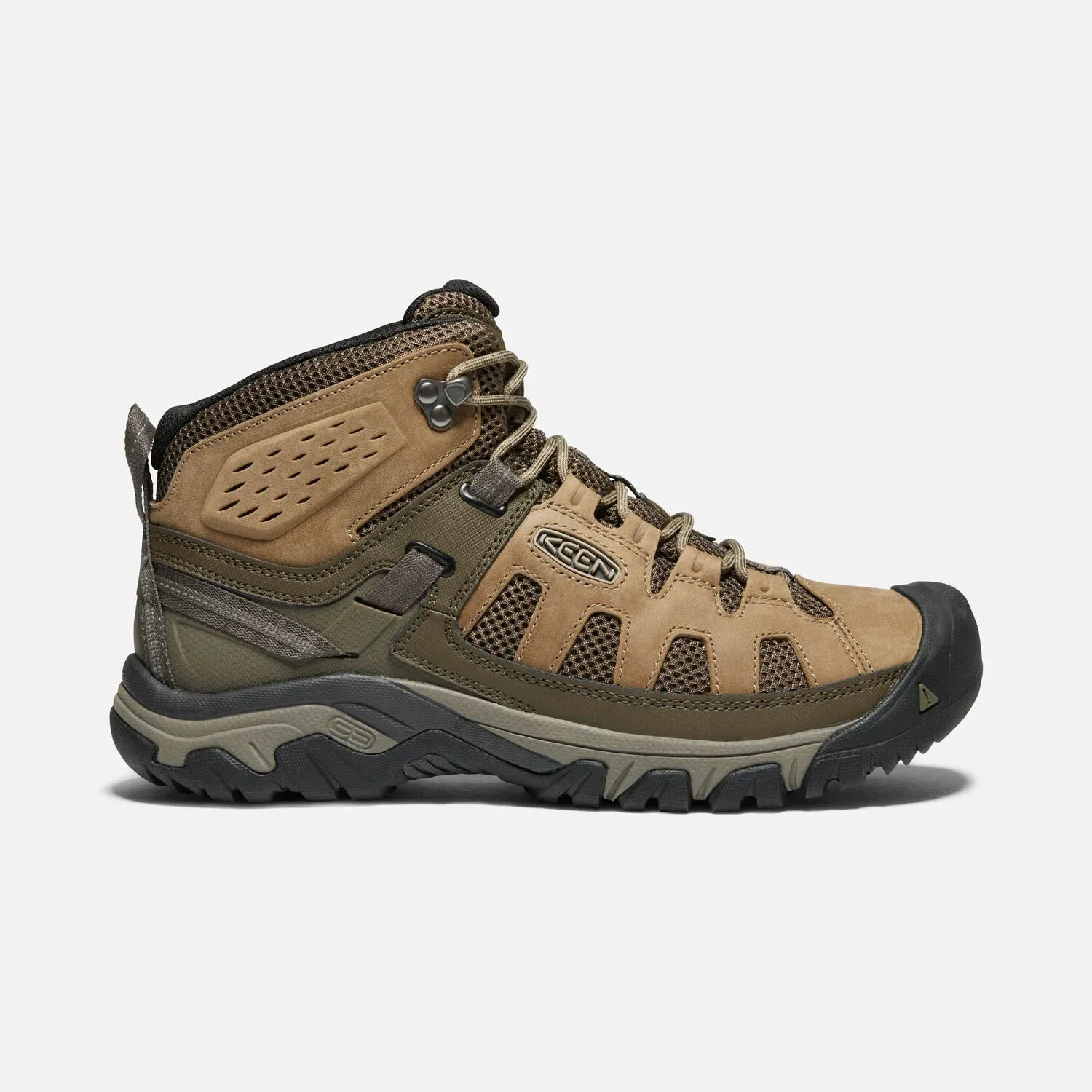 MENS KEEN TARGHEE VENT MID - OLIVE/BUNGEE