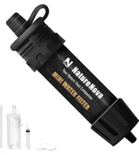 Mini Portable Water Filter (Black)