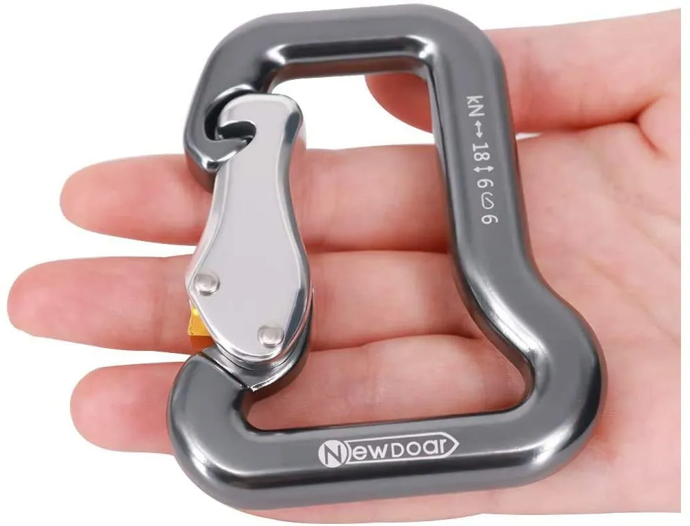 NewDoar Rock Climbing Carabiner 18kN Paragliding Paraglider Parachute Carabiner