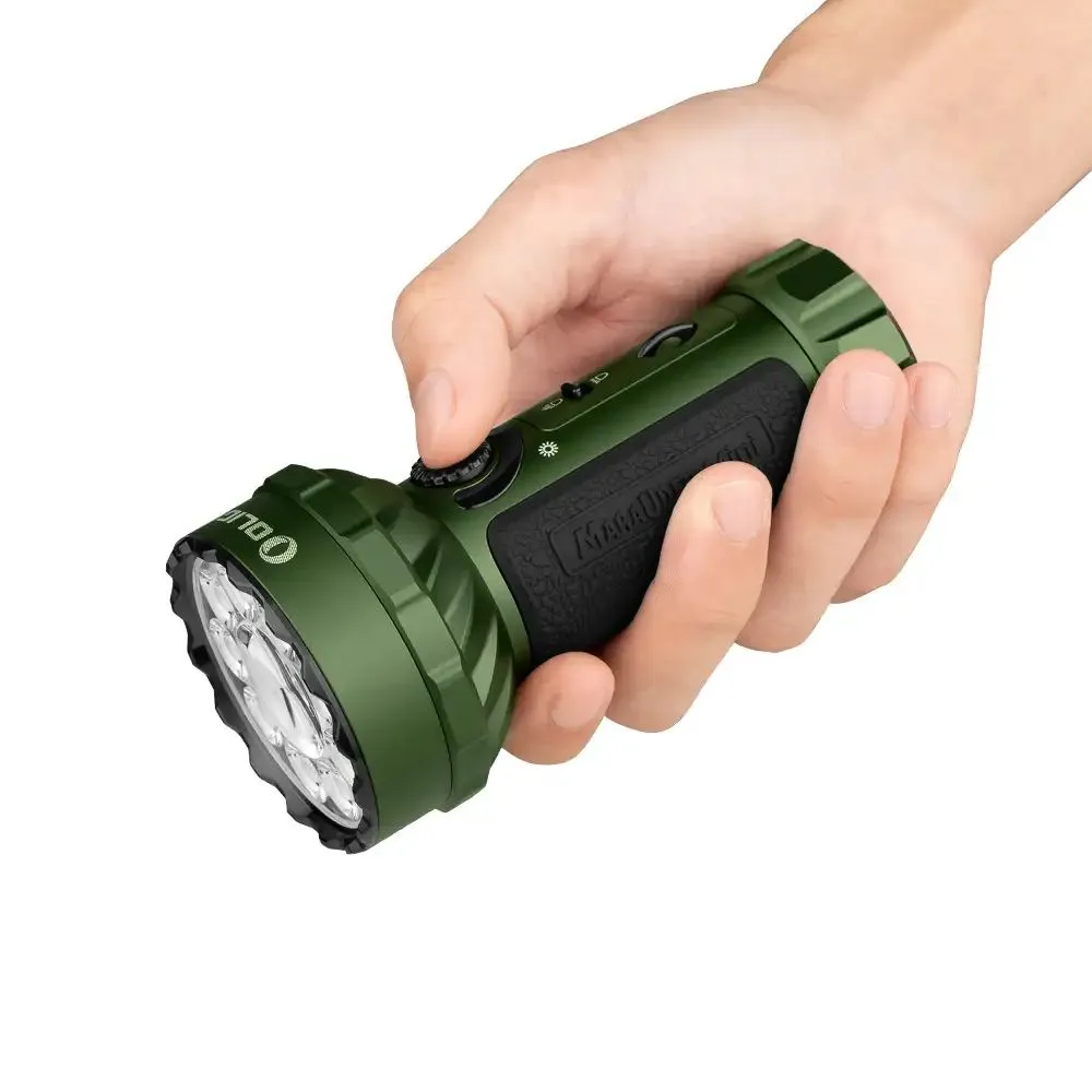 Olight Marauder Mini LED Floodlight, 7000 Lumens Dual-Beam, RGB Colors, Rechargeable, OD Green