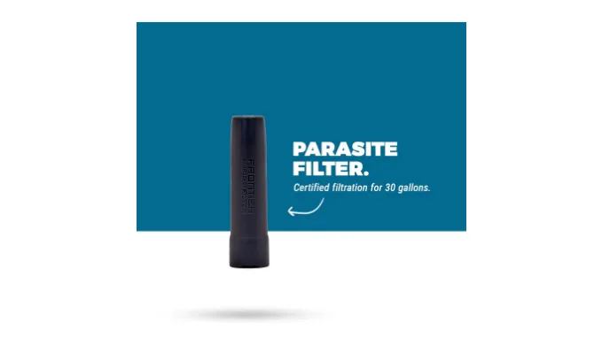 Pack of 2: USA Made Aquamira Frontier Emergency Water Filtration and Straw BPA-Free - Ships Quick!