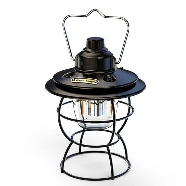 Retro Portable Camping 3 Modes Rechargeable Light