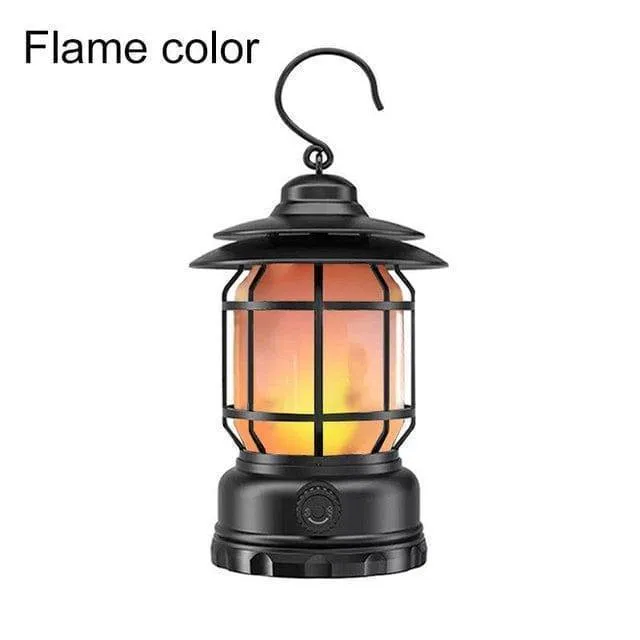 Retro Portable Camping 3 Modes Rechargeable Light