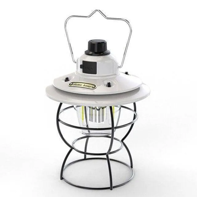 Retro Portable Camping 3 Modes Rechargeable Light