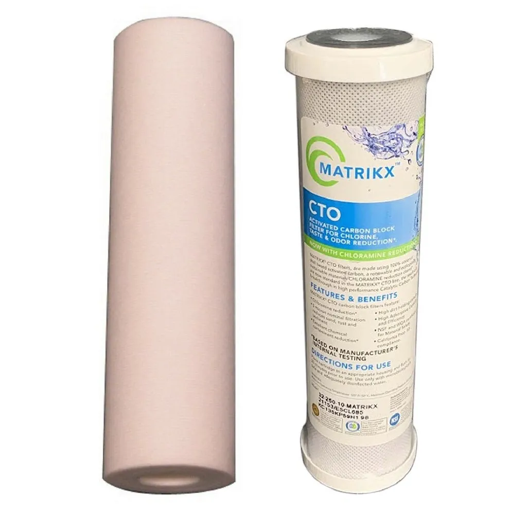 Reverse Osmosis RO Water Filter   Drinking | Camping | PRO-4 Clear Tinted Housing