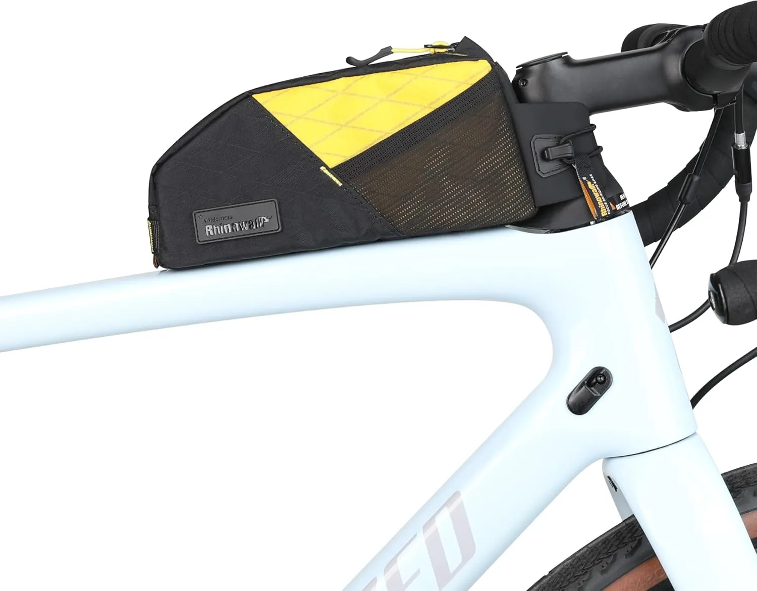 Rhinowalk Bicycle Top Tube Bag Bike Front Frame Bag Waterproof Extra Long Cycling Accessories Upper Pipe Nylon Pouch Pack for Mountain Road Bike