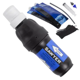 Sawyer SP129 Point One Squeeze Water Filter System with  2 1L mylar bags